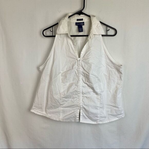 Venezia collared tank top shirt. - Picture 1 of 7